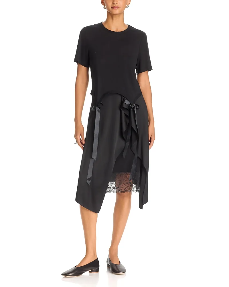 Bow Tail Crewneck Tee by Simone Rocha