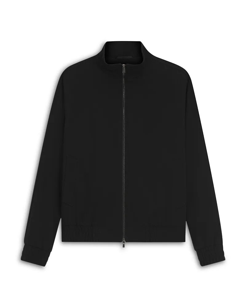 P-Hanry Stand Collar Slim Zip Jacket by Boss
