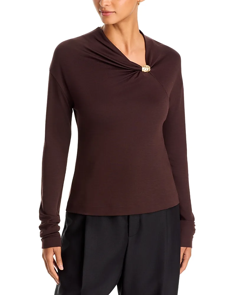 Edonya Embellished Long Sleeve Top by Hugo Boss