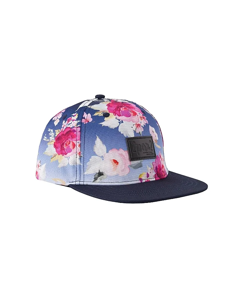 Rose Print Cap by Deux Par Deux