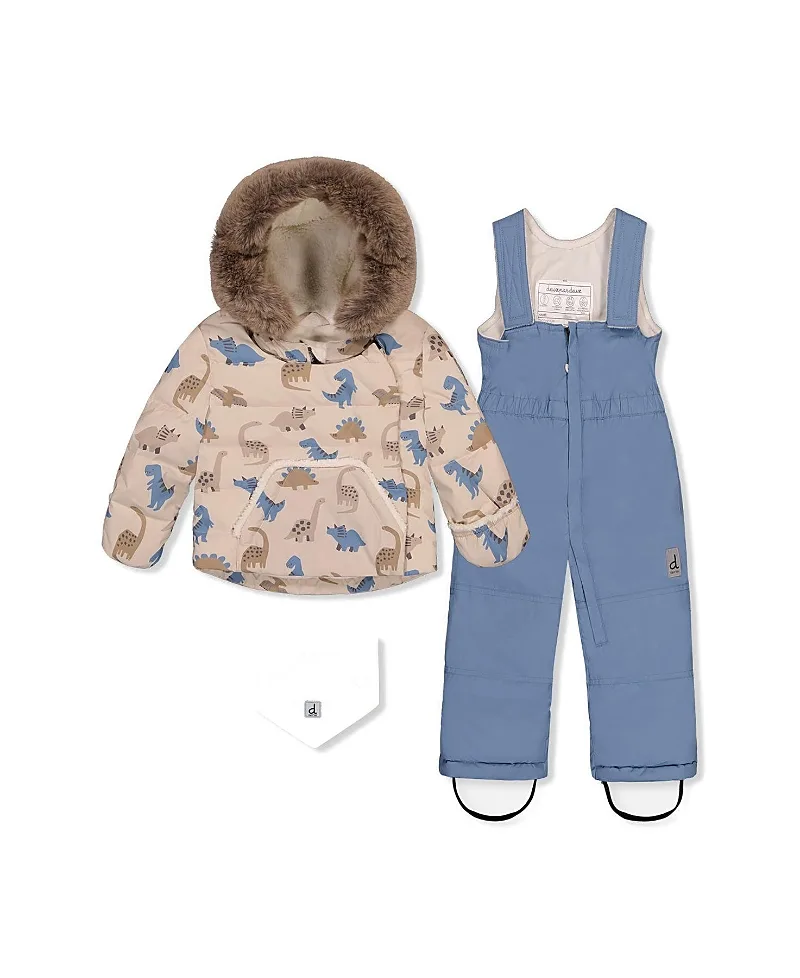 Two Piece Coat Pants & Neckwarmer Snowsuit by Deux Par Deux