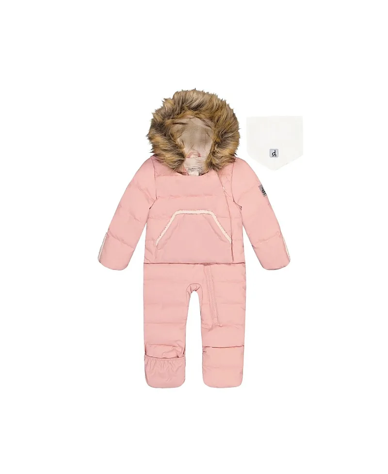 Snug Fleece Neckwarmer One Piece Snowsuit by Deux Par Deux
