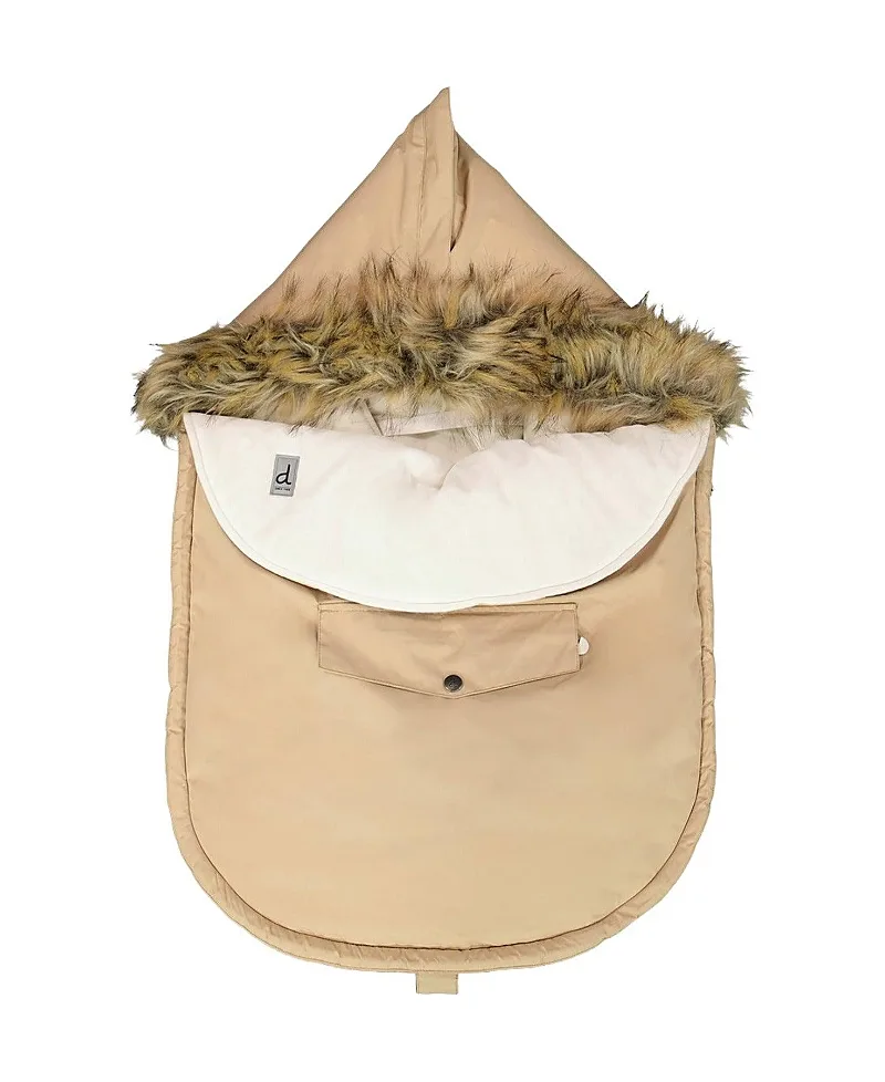Bunting Bag Detachable Back Hooded Car Seat and Stroller by Deux Par Deux