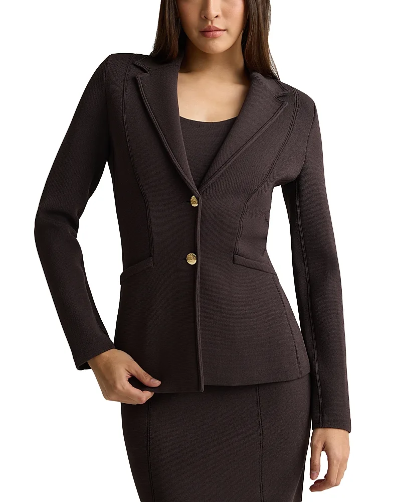 Two Button Knit Blazer by St. John