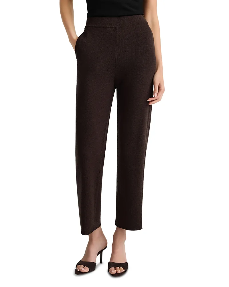 Isabelle Wool Blend Knit Pants by St. John
