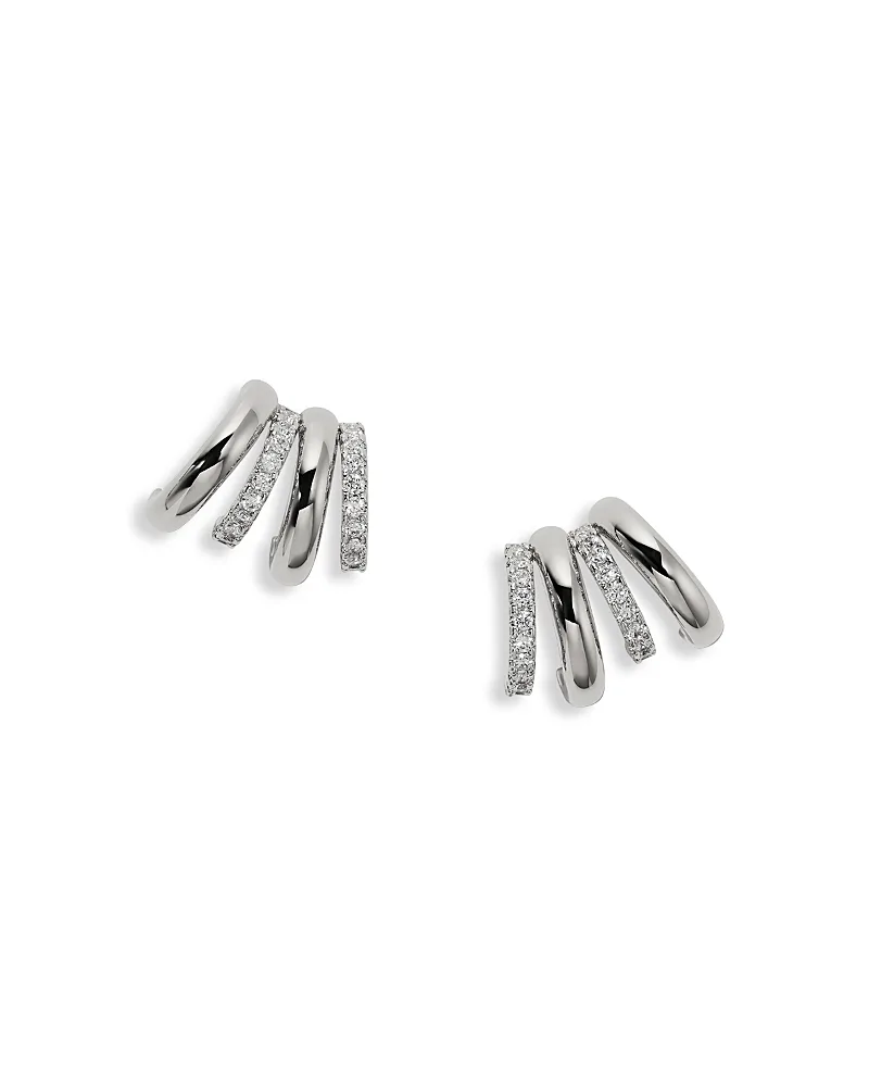 Muse Multi J Stud Earrings by Nadri