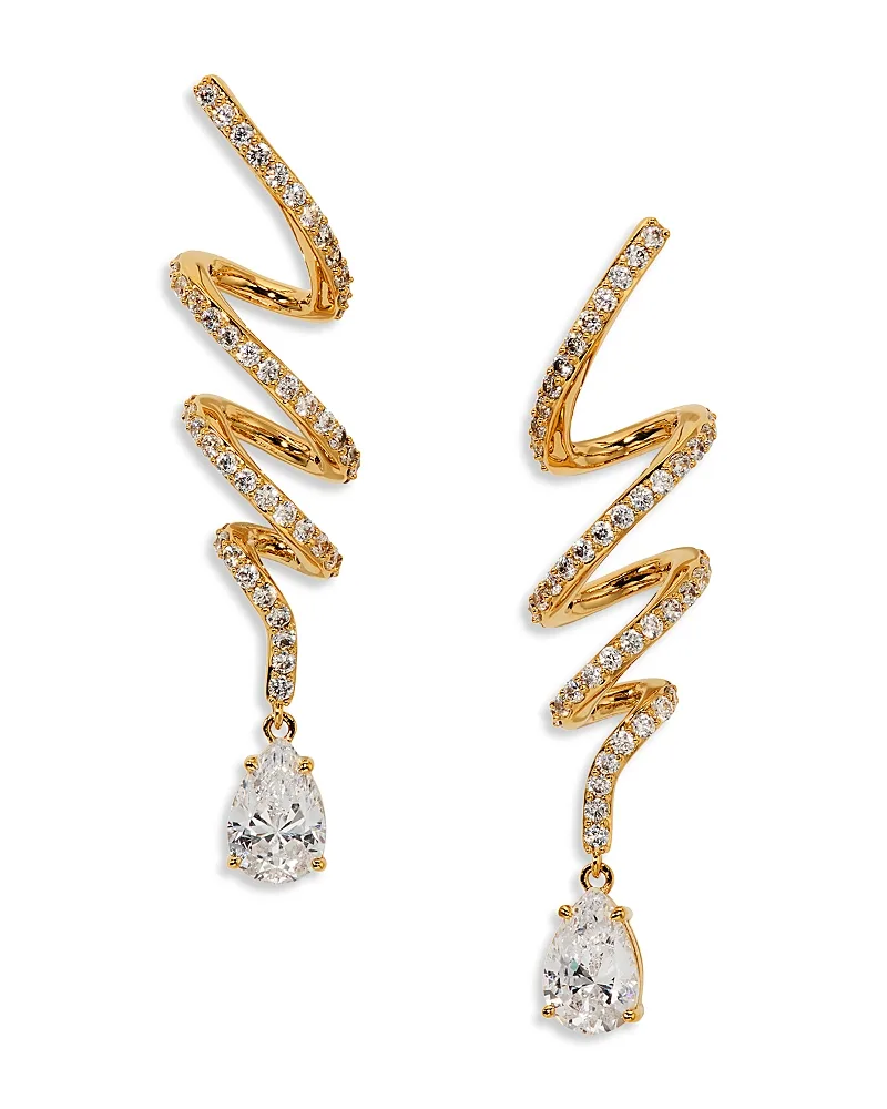 Muse Twirl Linear Drop Earrings