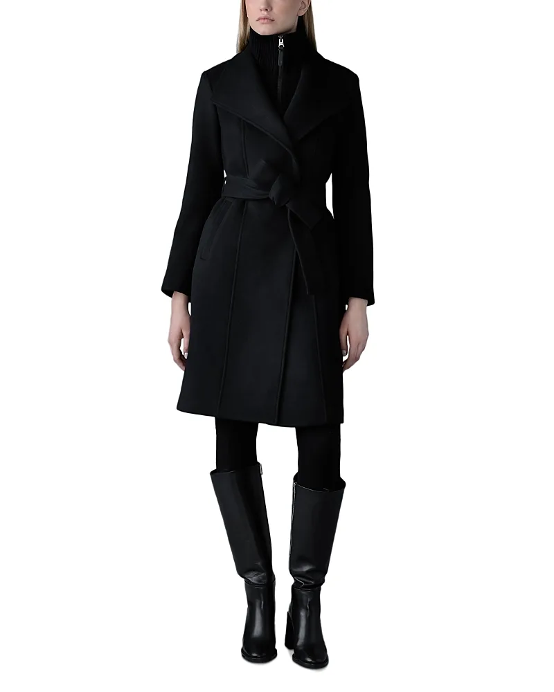 Norita Belted Wool Coat by Mackage