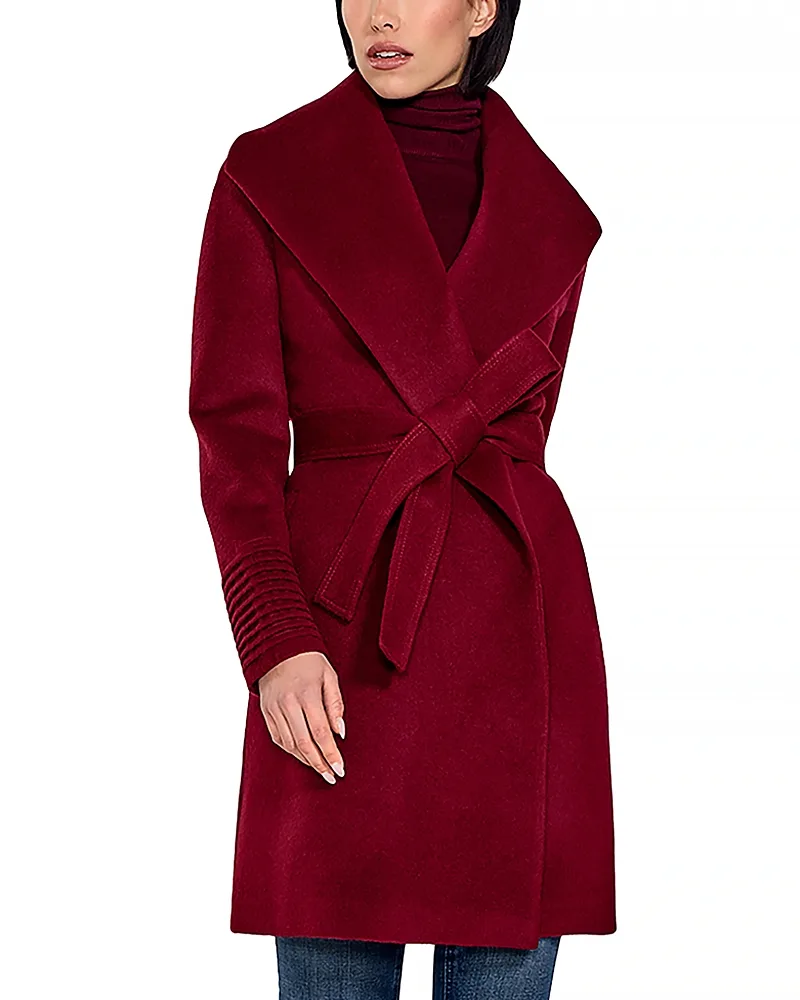 Shawl Collar Wrap Coat by Sentaler