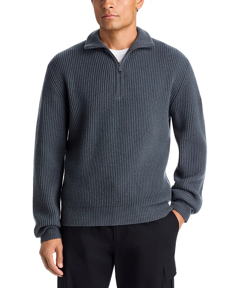 McKinney Quarter Zip Knit Merino Wool Sweater by Canada Goose