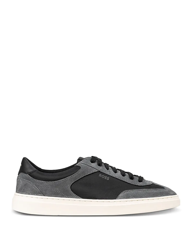 Kieran Tennis Leather Sneakers by Boss