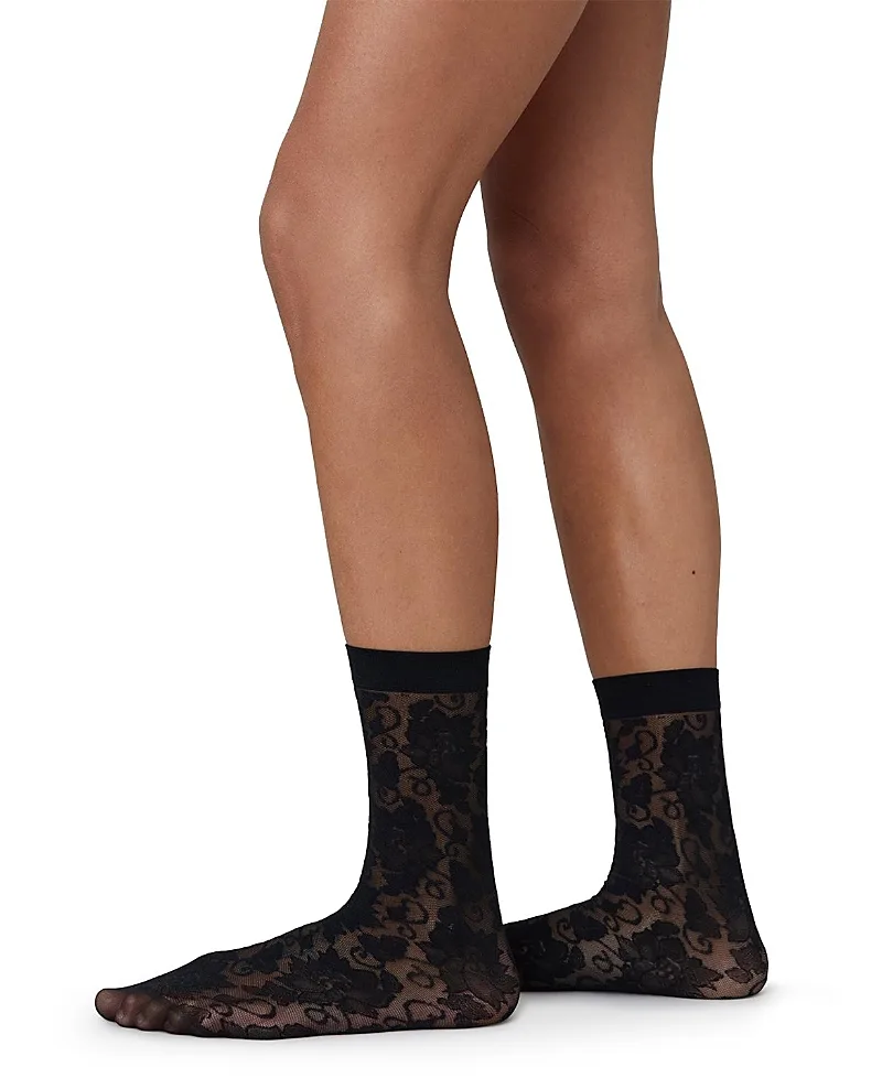 2-Pack Lily Lace Socks by Swedish Stockings