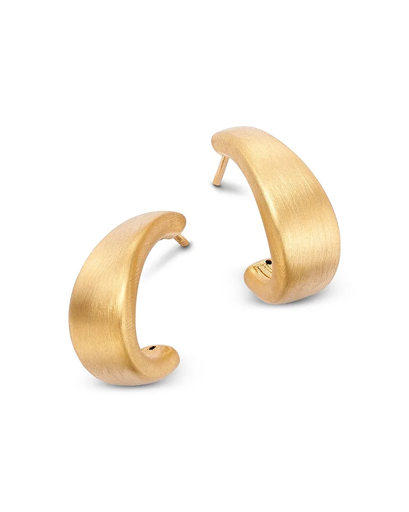 Satin Finish J Hoop Earrings in 14K Yellow Gold by Bloomingdales Fine Collection