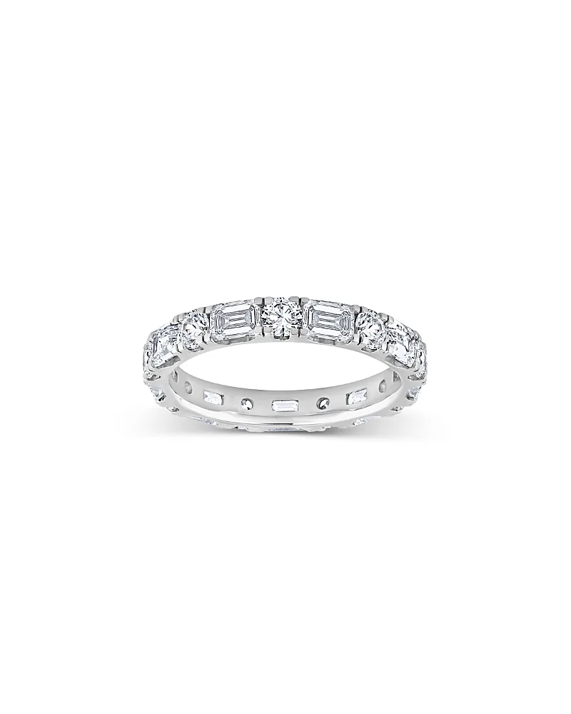 Diamond Mixed Cut Eternity Ring in 14K White Gold, 3.0 Tcw by Bloomingdales Fine Collection