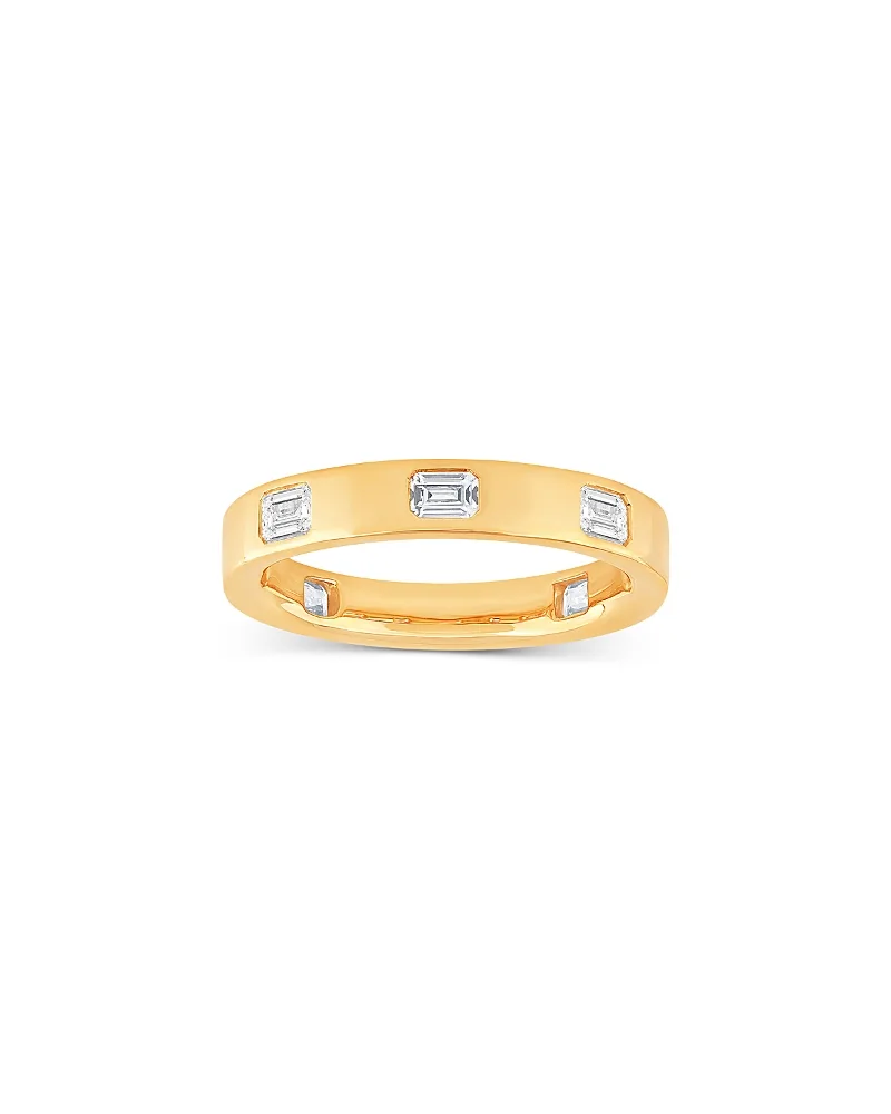 Diamond Emerald Cut Eternity Ring in 14K Yellow Gold, 1.0 Tcw by Bloomingdales Fine Collection