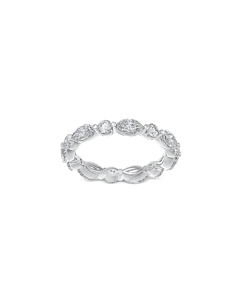 Diamond Mixed Cut Eternity Ring in 14K White Gold, 2.0 Tcw by Bloomingdales Fine Collection