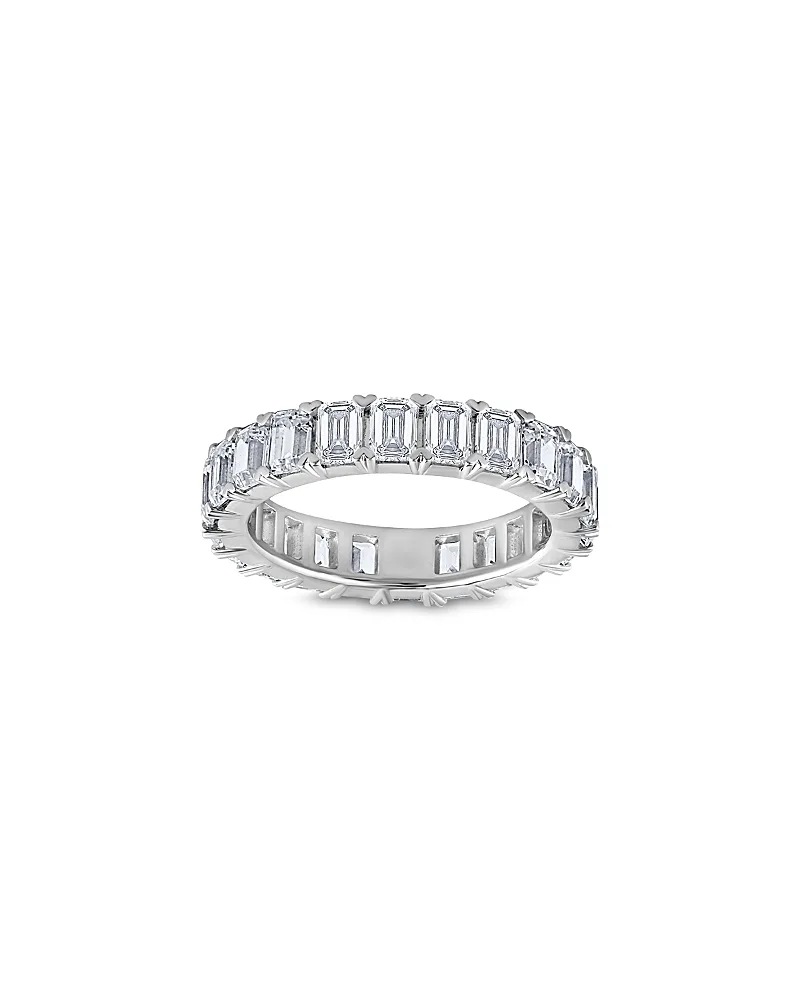 Diamond Emerald Cut Eternity Ring in 14K White Gold, 4.0 Tcw by Bloomingdales Fine Collection