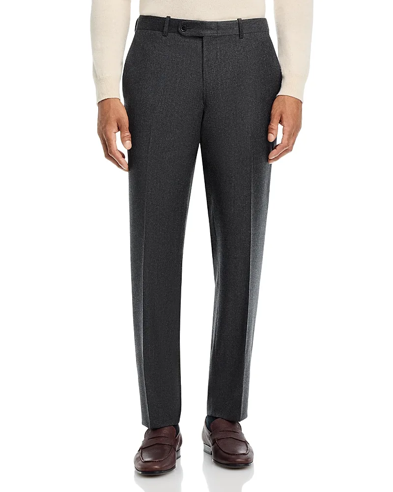 Harker Tailored Fit Flannel Twill Stretch Pants by Peter Millar
