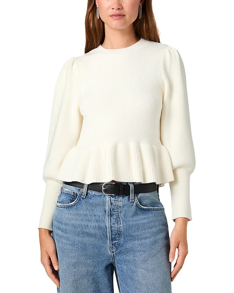 Sloane Peplum Sweater by French Connection