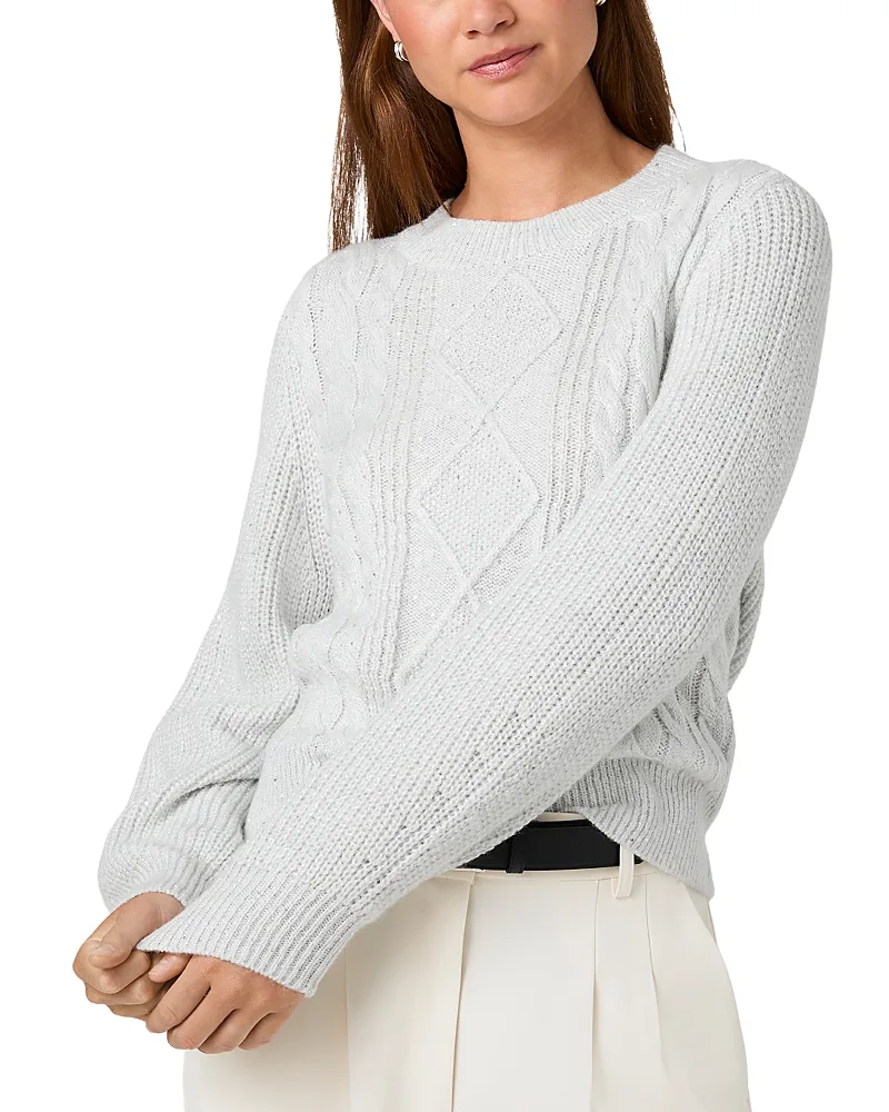 Micro Sequin Crewneck Sweater by French Connection