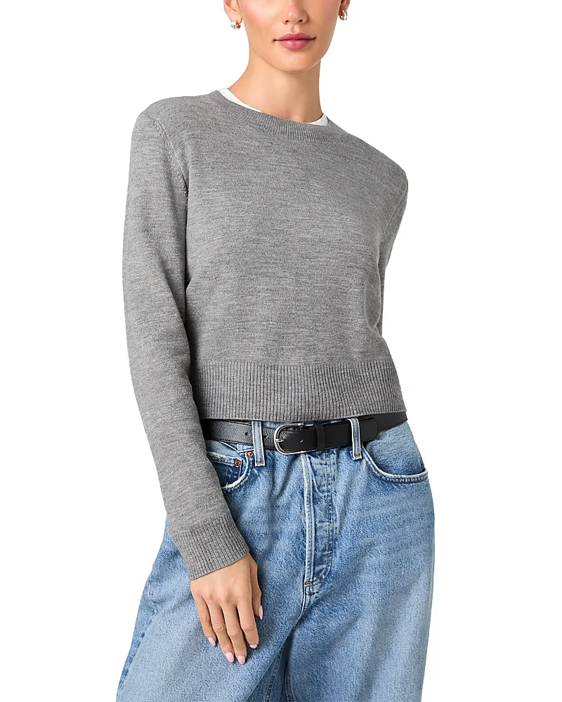 Baby Soft Crewneck Sweater by French Connection