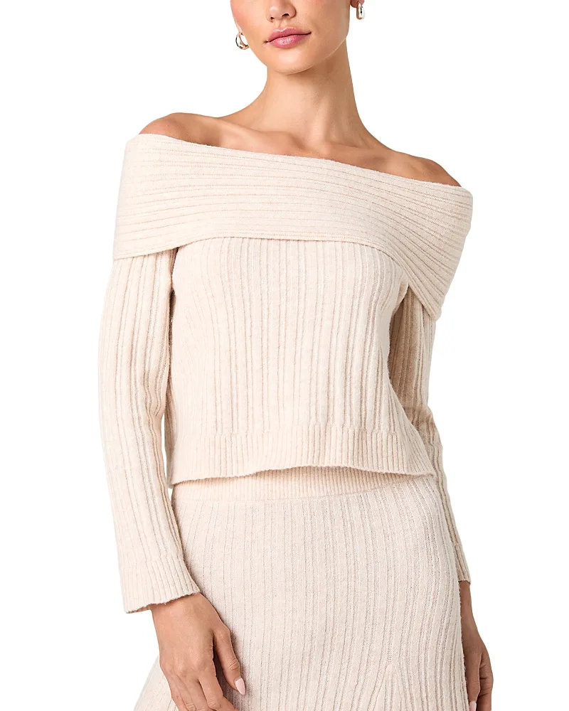 Lucien Off-The-Shoulder Sweater by French Connection