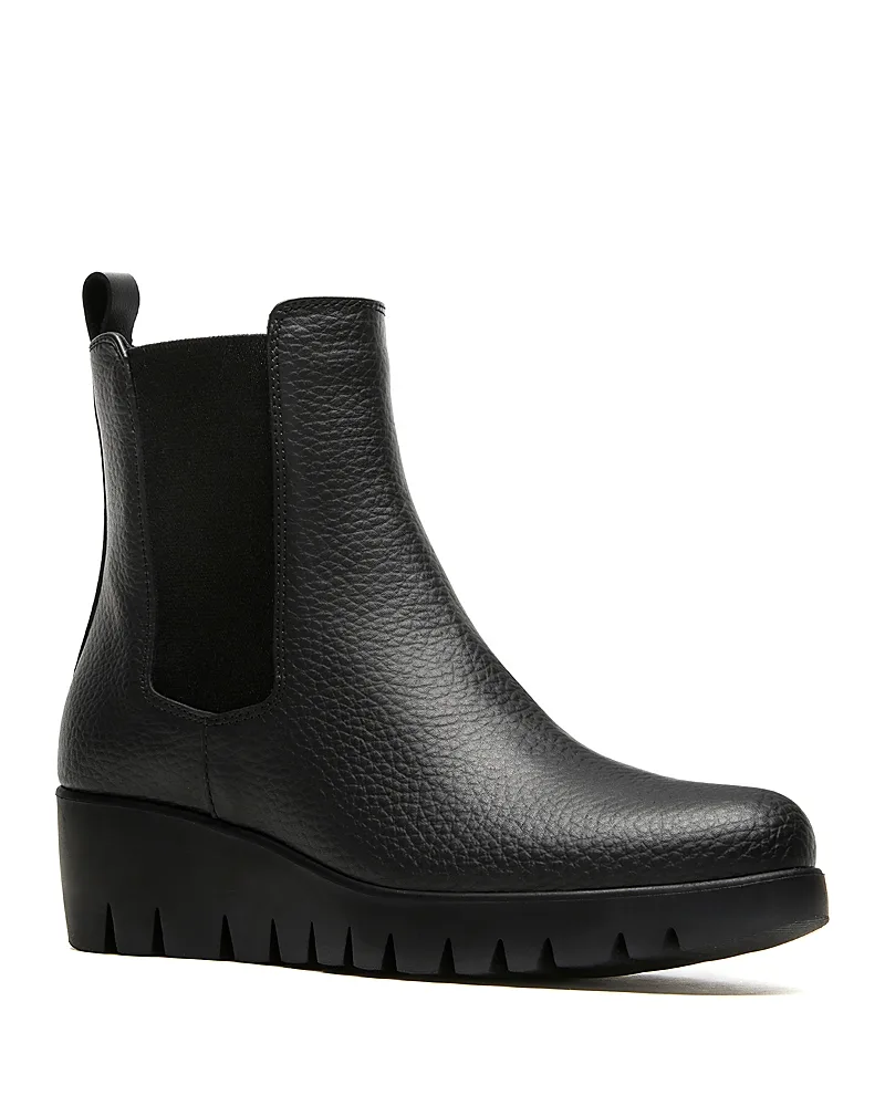 Tinsel Leather Wedge Heel Chelsea Boots by La Canadienne