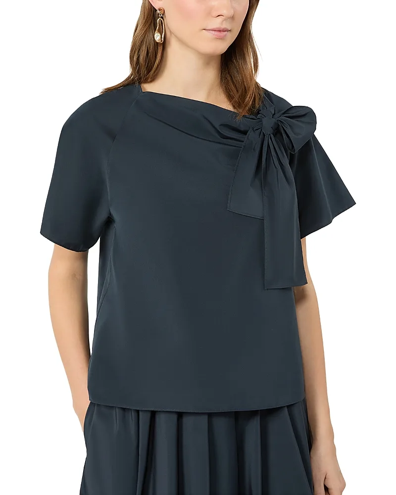 Wkdrecente Bow Taffeta Top by Max Mara