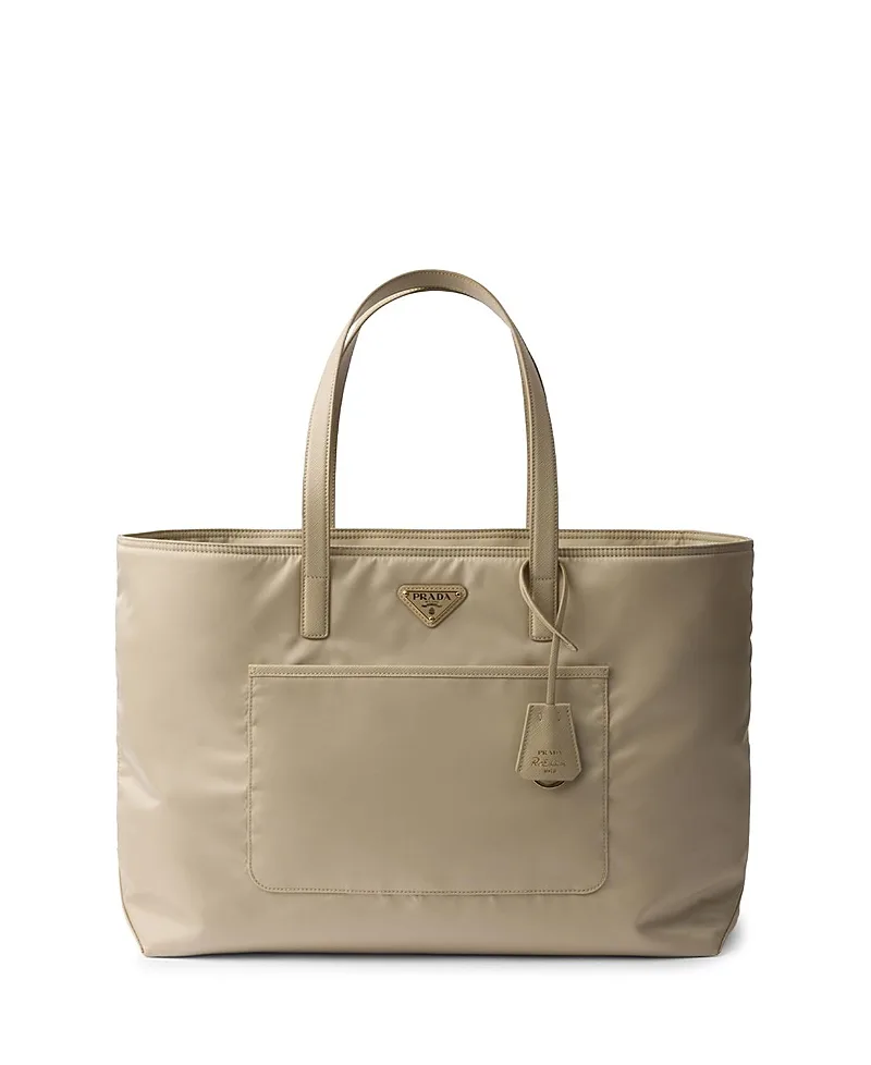 Re-Edition 1978 Large Re-Nylon and Saffiano Leather Tote Bag by Prada