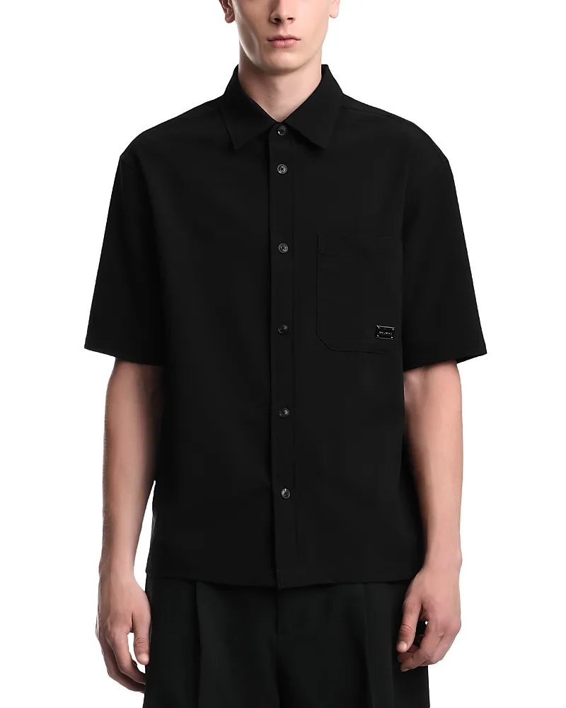 Emporio Armani Down Padded Seersucker Shirt by Armani