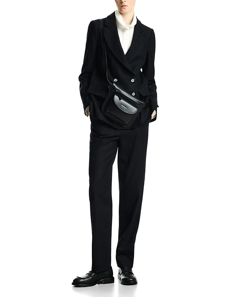 Emporio Armani Pinstripe Wool Blend Blazer by Armani