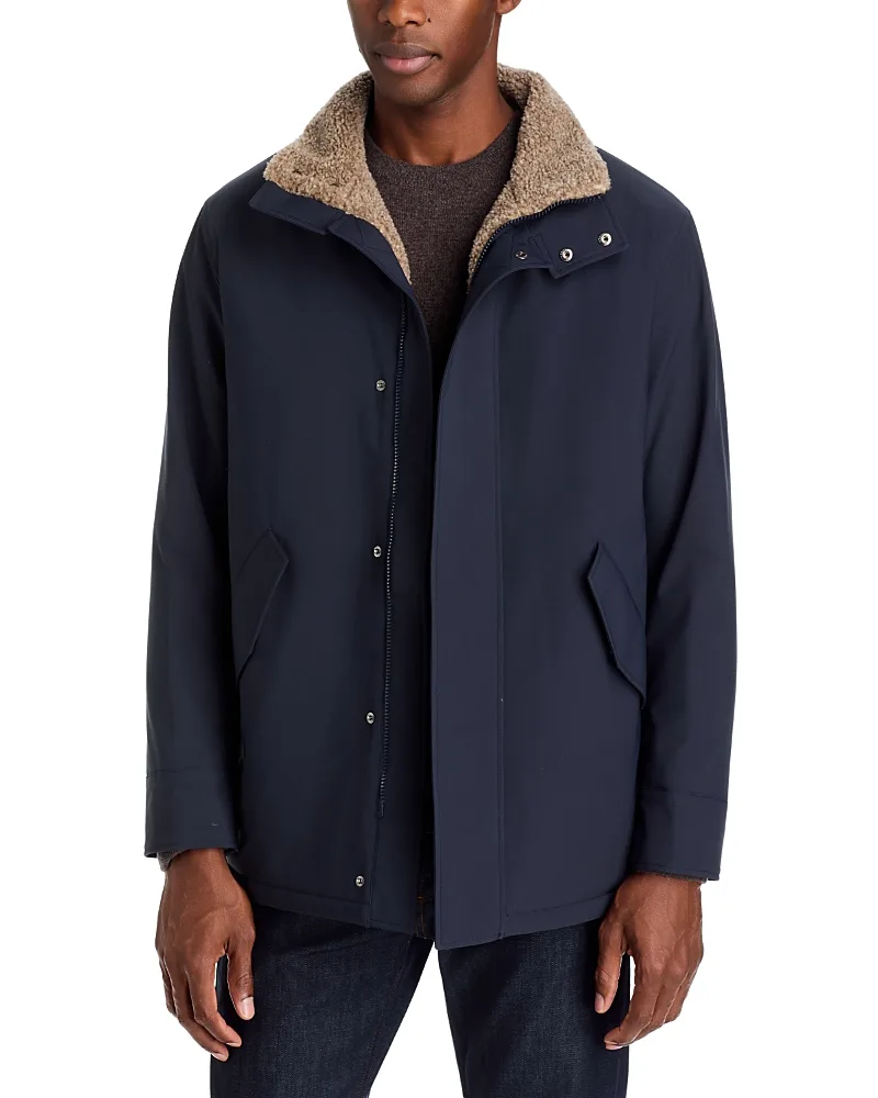 Fleece Lined Car Coat