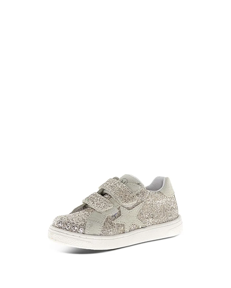 Pinn Vl Metallic Leather Star Sneakers by Naturino
