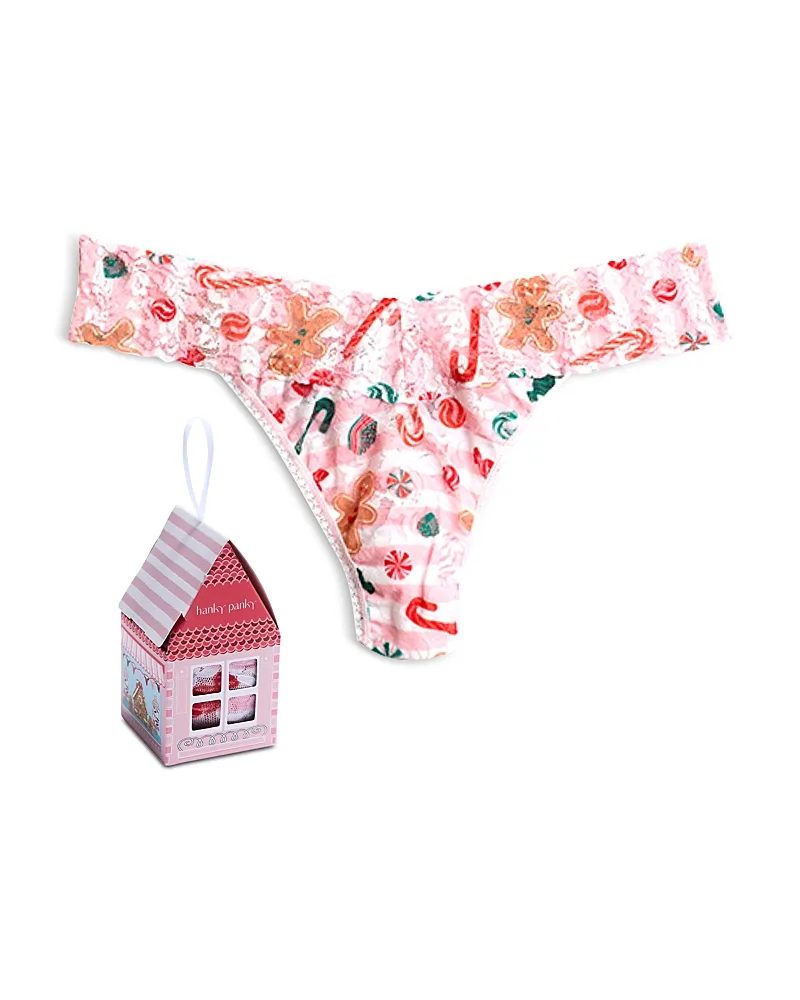 Signature Lace Original Rise Thong Pack by Hanky Panky