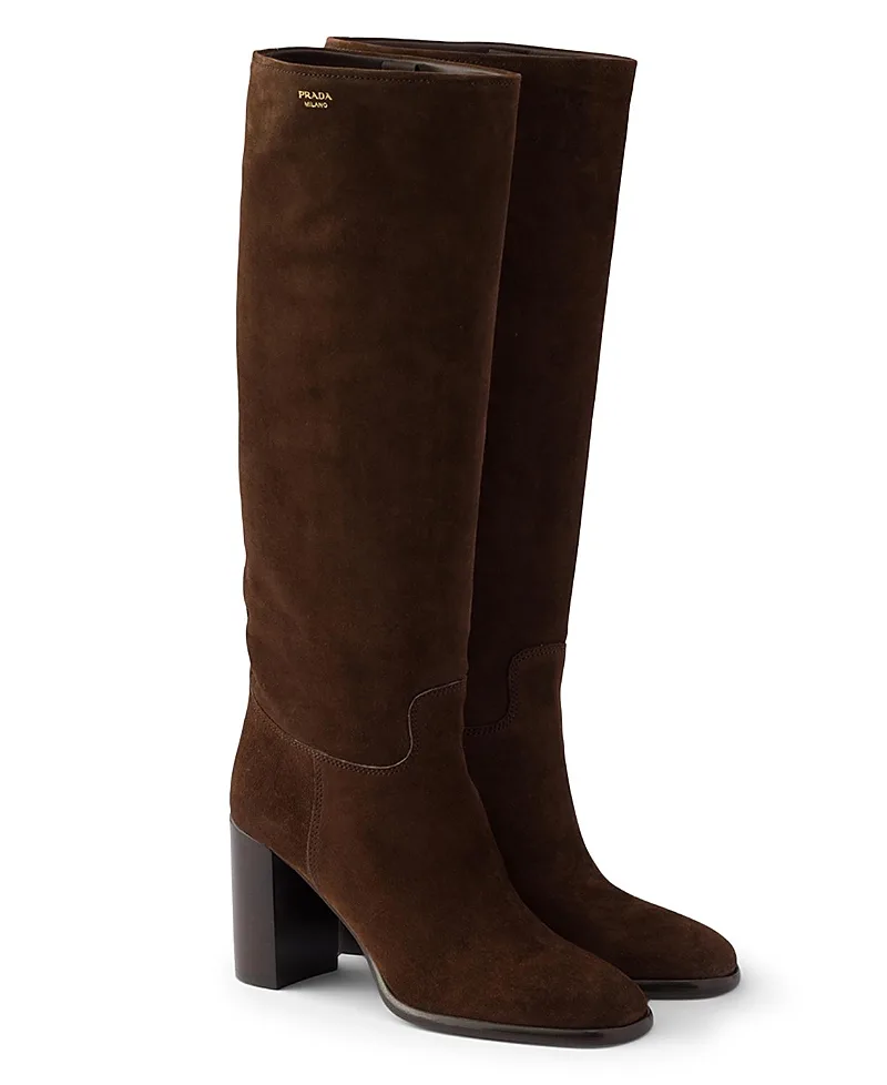 Suede Boots by Prada