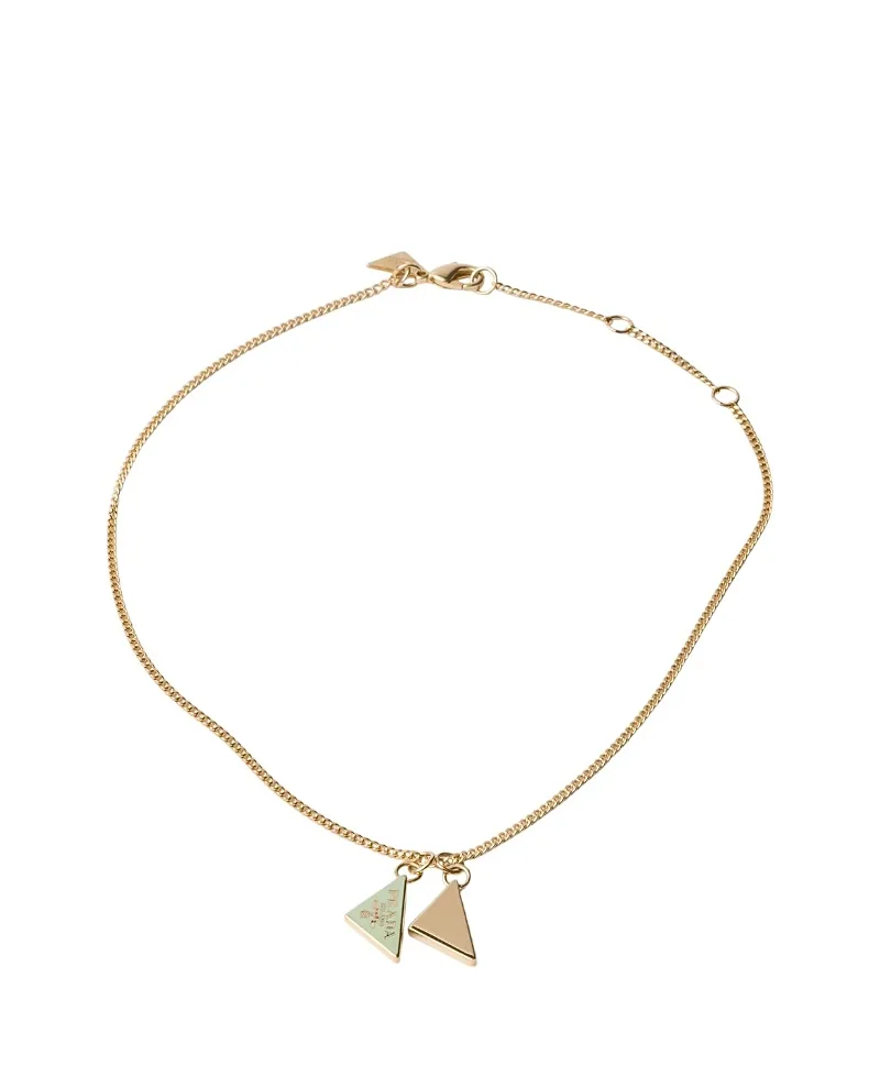 Enameled Metal Necklace by Prada