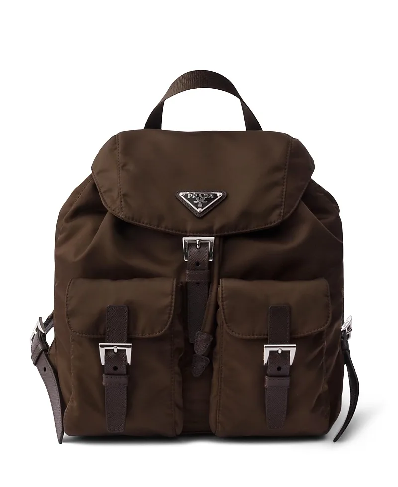 Small Re-Nylon Backpack by Prada