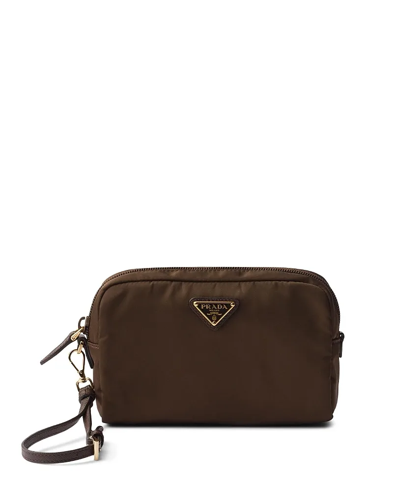 Small Re-Nylon Pouch by Prada