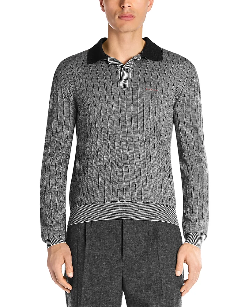Polo Neck Ribbed Sweater by Marni