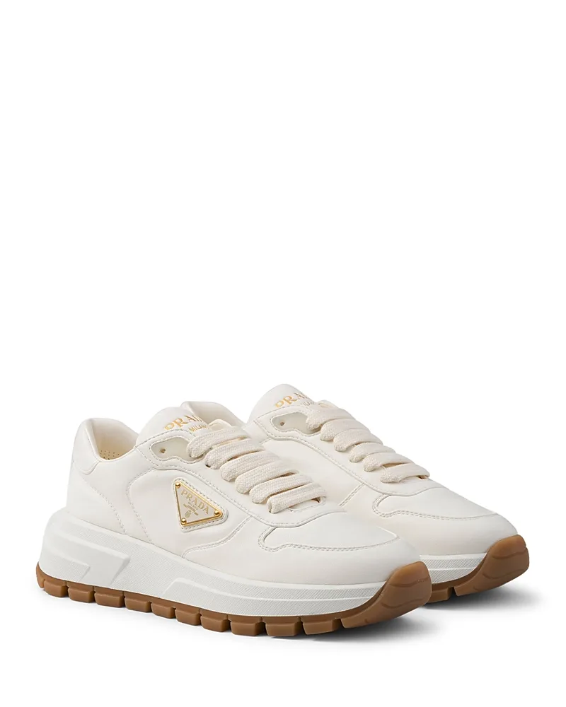 Prax 01 Leather Sneakers by Prada