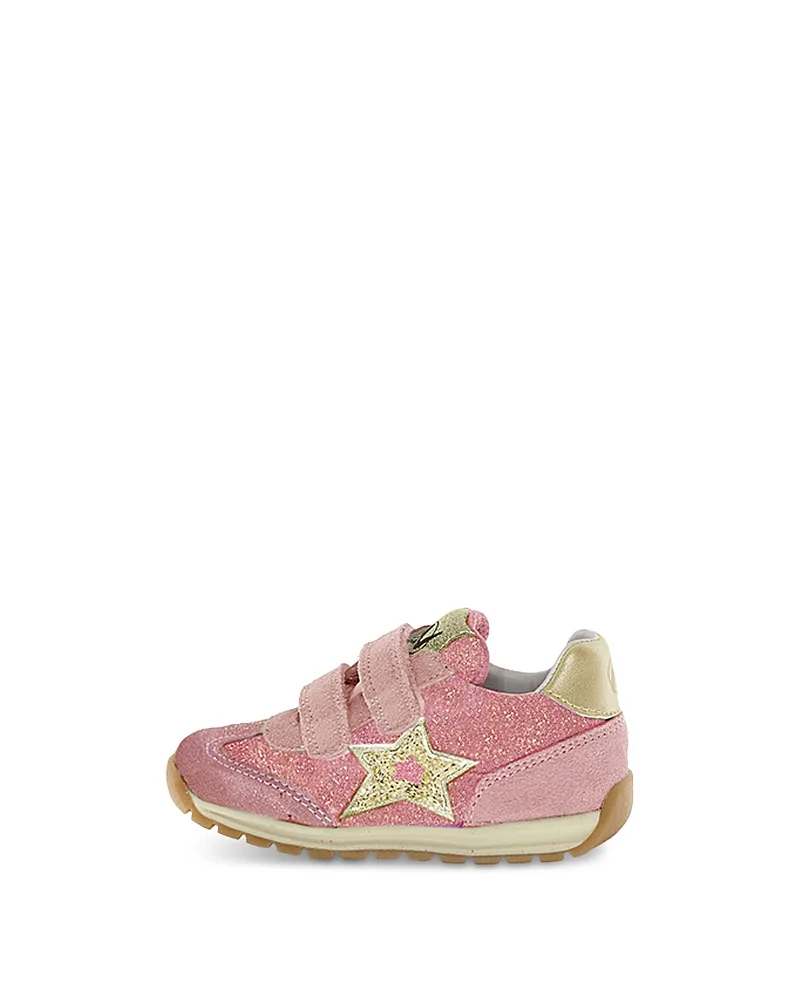 Crumi Vl Glitter Leather Sneakers by Naturino