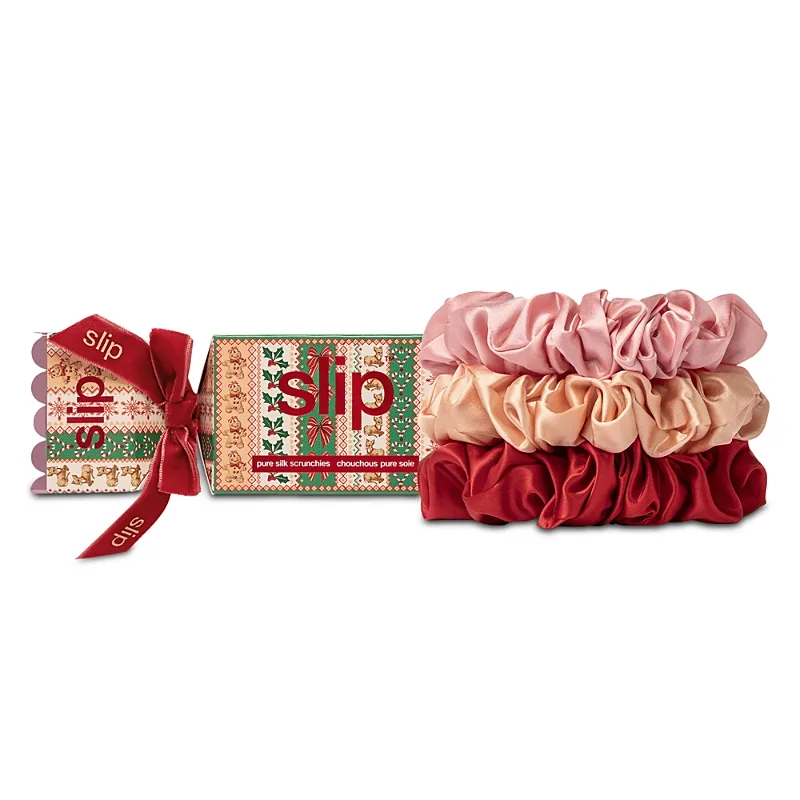 Pure Silk Large Scrunchie Cracker- Sugar Plum by Slip
