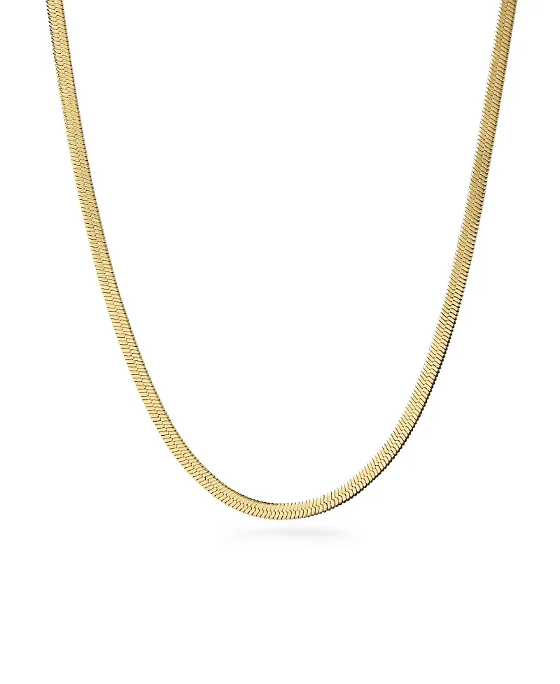 Herringbone Chain Necklace - Ina by Ana Luisa