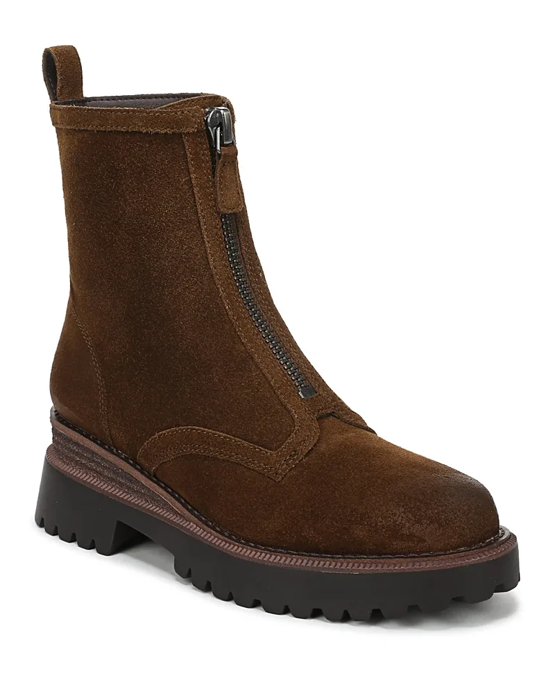 Grove Zip Front Suede Boots by Sam Edelman
