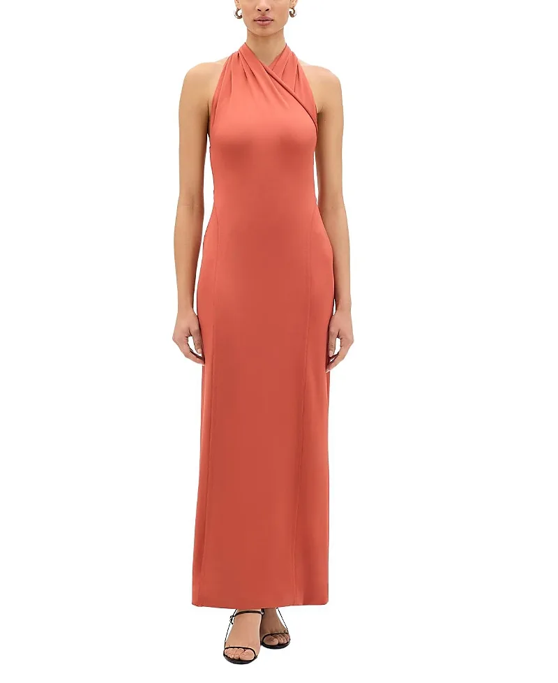 Gathered Halter Dress by Another Tomorrow