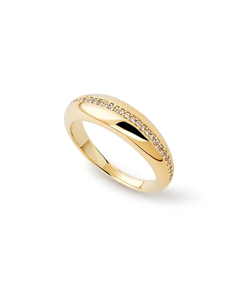 Rowan Pave Gold Ring by Ana Luisa