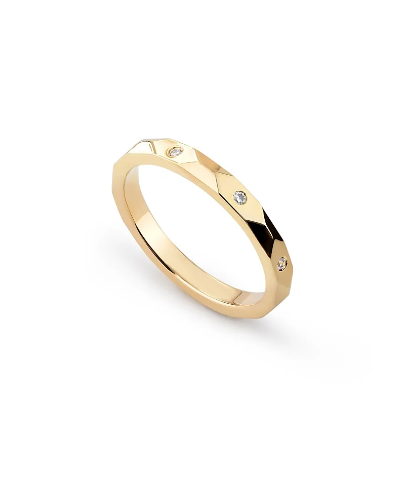 Walker Gold Band Ring by Ana Luisa