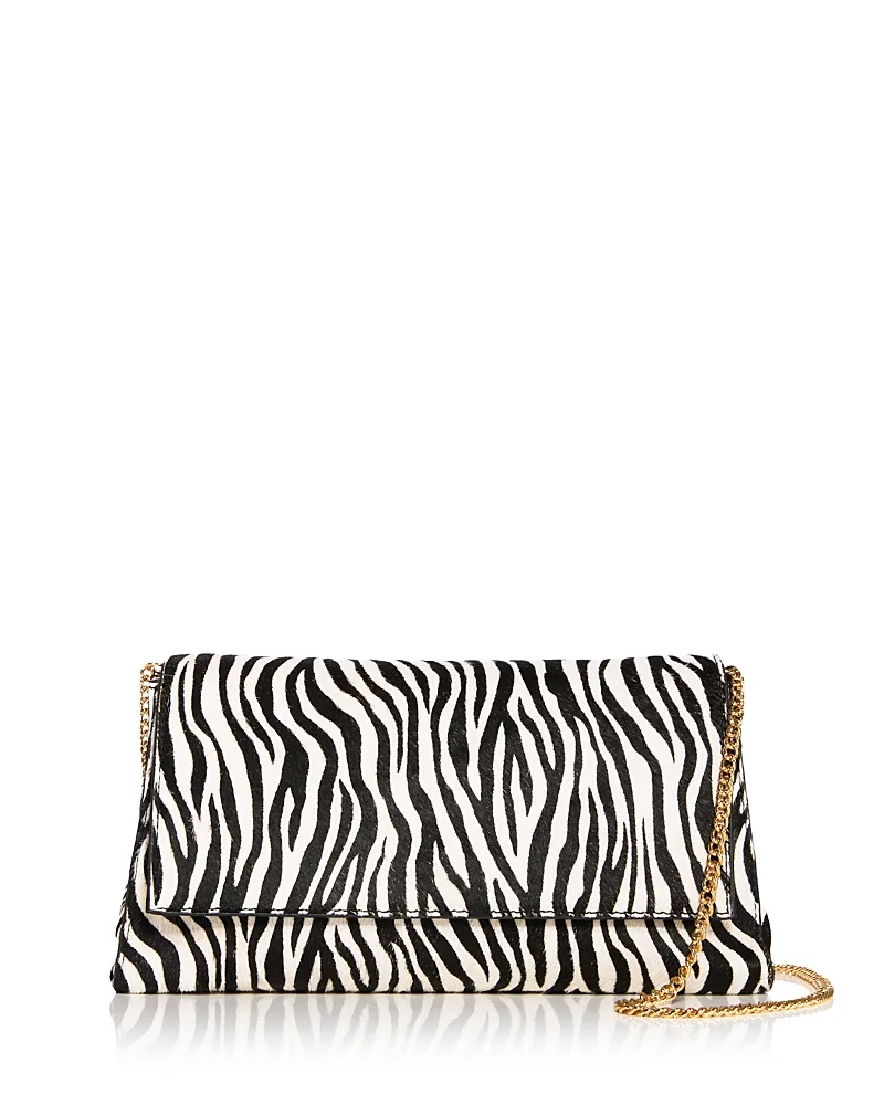 Small Calf Hair Clutch by AQUA