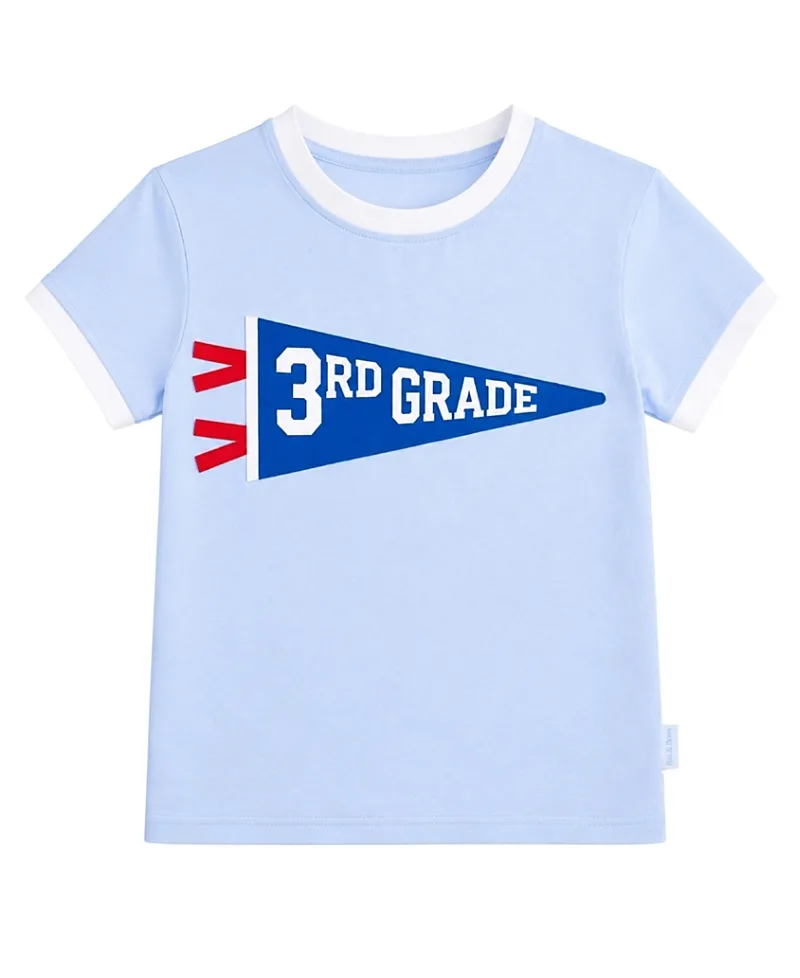 3rd Grade Crewneck Tee by Bits & Bows