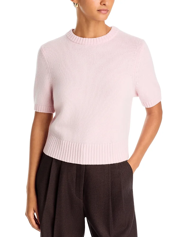 Elsie Wool & Cashmere Crewneck Sweater by Toccin